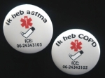 Astma/COPD/of andere tekst button
