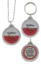 Allergie ketting epipen 2-zijde