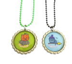 Ketting met naam model halloween diverse designs