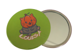Buttons met naam Halloween SPELD OF SPIEGEL groot 7,5cm per stuk diverse design