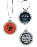 Autisme ketting 2-zijde 