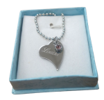 Naamketting hart met naam