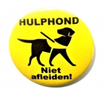 Hulphond niet afleiden button 1 stuk 5cm