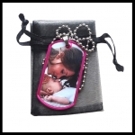 Dogtag met foto zonder tekst aluminium diverse kleuren