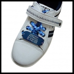 Shoe tag gegraveerd aluminium in kleur