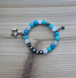 Kindersieraden: jongens armband met naam model "colors"  