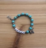 Kindersieraden: meisjes/jongens armband met naam model "sealife"  