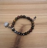 Kindersieraden: armbandje met naam model "tijger"  
