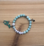 Kindersieraden: armbandje met naam model "wijsheid"  