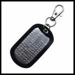 dogtag RVS met RVS kliksluiting 
