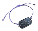 Armband SOS voor kinderen verstelbaar RVS model dogtag mini