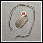 Dogtag Diabetes 1 of 2 RVS