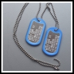 Dogtags aluminium lichtgewicht stevig