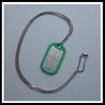 Dogtag schakelketting 