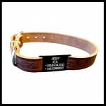 Halsband plaatje gegraveerd