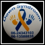 Down syndroom button 5cm