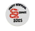 Buttons Happy Chinese New Year groot 7,5cm per stuk diverse design 