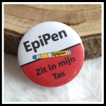 Button EpiPen 3 uitvoeringen per stuk 5cm