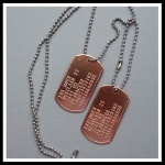 Dogtags aluminium lichtgewicht minder stevig