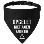 Honden bandana met standaard tekst