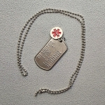 Dogtag Diabetes 1 of 2 RVS