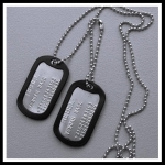 Dogtags special groot en klein lettertype
