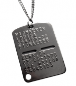 Dogtag inclusief schakelketting RVS