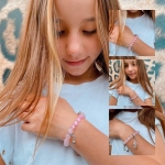 Kindersieraden: armbandje met naam model "liefde"