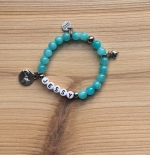 Kindersieraden: meisjes/jongens armband met naam model "belofte"