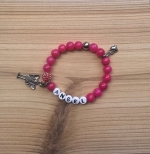 Kindersieraden: armbandje met naam model "prinses" 