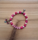 Kindersieraden: meisjes armband met naam model "harmonie"