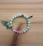 Kindersieraden: armbandje met naam model "moed"