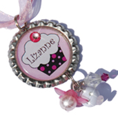 Ketting met naam model: "cupcakes" 