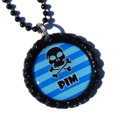 Ketting met naam model: "piraten"   