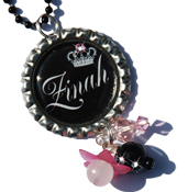 Ketting met naam model: "prinses" 