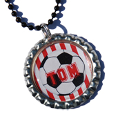 Ketting met naam model: "voetbal"    