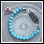 Medische armband edelsteen