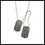 Dogtags mini RVS 