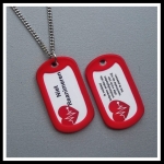 Dogtag niet reanimeren sticker