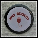 Geen bloed No Blood button 5cm