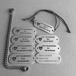 Armband niet reanimeren op maat gemaakt 2-talen