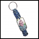 Paracord sleutelhanger dogtag met foto 