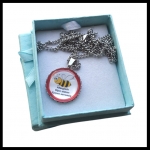 Medische ketting rvs allergie bijen/wespen