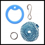 Set bolletjes ketting kindveilig 62cm leuke kleuren