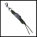 Paracord sleutelhanger dogtag musketonhaak