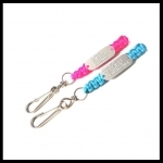 Paracord sleutelhanger naamplaat  