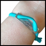 Sos armbandje gegraveerd met RVS smalle tag