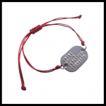 Armband SOS voor kinderen verstelbaar zilver