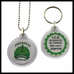 Medische ketting wiet 2-zijde  