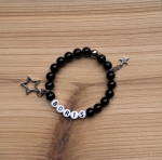 Kindersieraden: jongens armband met naam model "nieuw begin"    
